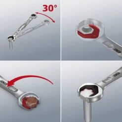 Wera 073281 JOKER Ratchet Combination Spanner 3/8" AF -Quality Tool Store 020011 21