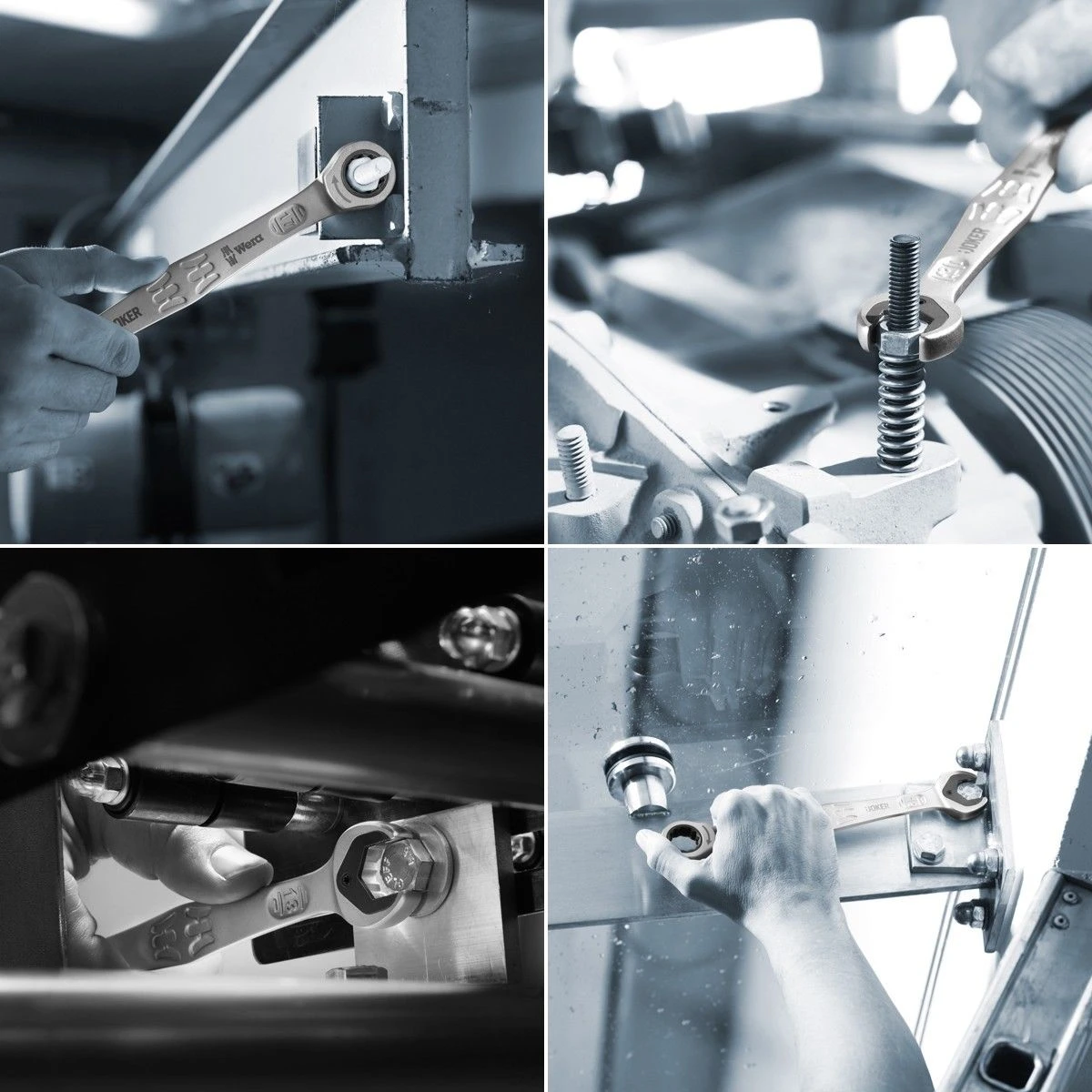 Wera 020013 Joker 11 Piece Ratcheting Combination Spanner Set 8-19mm 5 Wera 020013 Joker 11 Piece Ratcheting Combination Spanner Set 8-19mm - Image 3