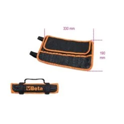 Beta 2002/BV13 Empty Roll-Up Tool Wallet - 13 Pocket -Quality Tool Store 020020050 1