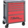 Beta RSC24/6 6 Drawer Mobile Roller Cabinet Red -Quality Tool Store 024004063