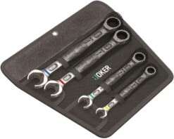 Wera 073290 Joker 4 Piece Metric Ratcheting Combination Spanner Set 10-19mm