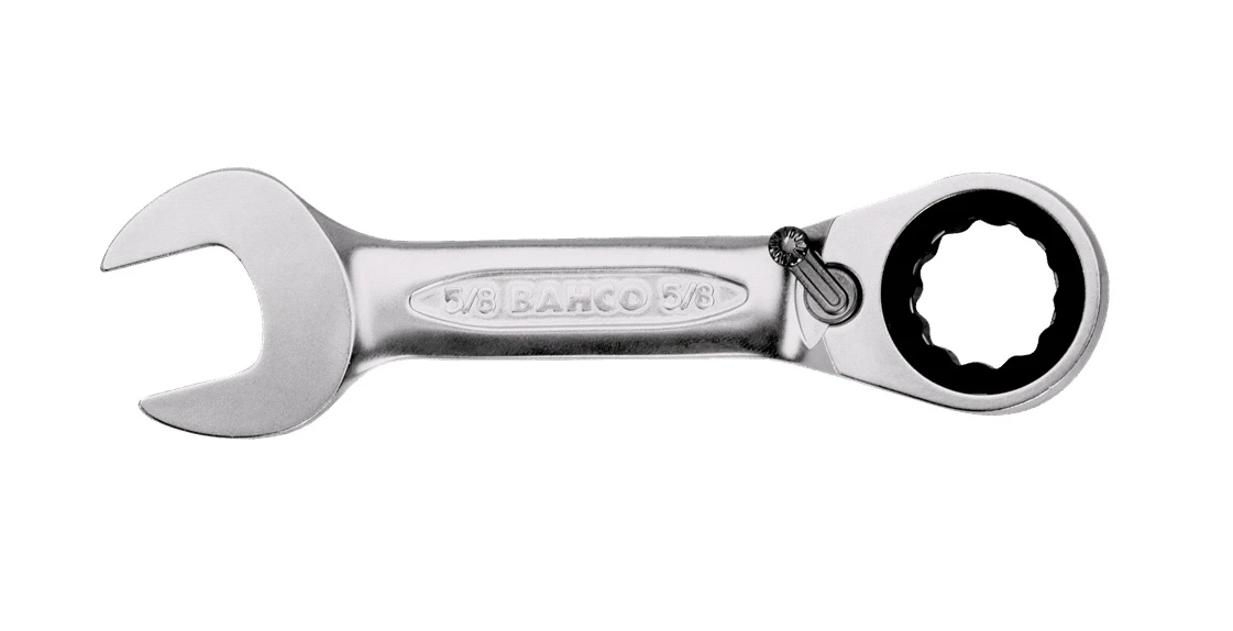 Bahco 10RZ-1/2 Stubby Ratchet Combination Spanner 1/2" AF 3 Bahco 10RZ-1/2 Stubby Ratchet Combination Spanner 1/2" AF