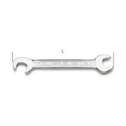 Beta 73 Metric Midget Wrench Spanner Open Ends At 15 &amp; 75 Degrees 7mm
