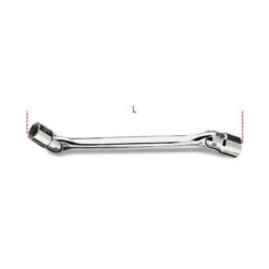 Beta 80 Metric Hinged Swivel End Socket Spanner Wrench 6 X 7mm