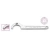 Beta 99SQ Hinged Hook Spanner With Square Nose For Ring Nuts 120-180mm -Quality Tool Store 125436