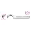 Beta 99ST Pin Hook Spanner Wrench With Round Nose For Ring Nuts 80-120mm -Quality Tool Store 125440