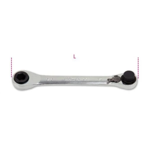 Beta 194 Reversible Ratcheting Bit Holder Spanner Wrench 1/4" X 5/16"