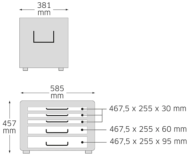 Stahlwille 13217 LGE Tool Trolley In Luminous Yellow 4 Stahlwille 13217 LGE Tool Trolley In Luminous Yellow - Image 2