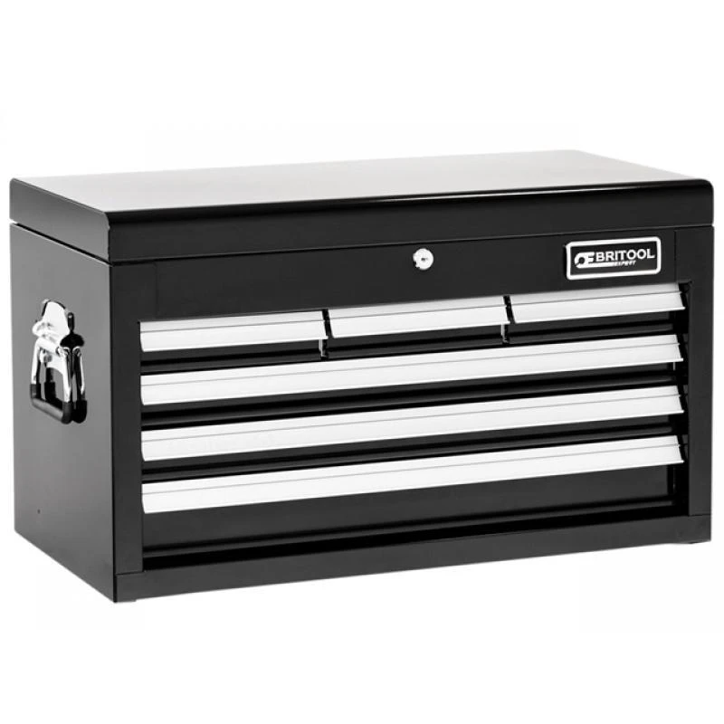 Britool E010238B 6 Drawer Tool Chest Top Box - Black 3 Britool E010238B 6 Drawer Tool Chest Top Box - Black