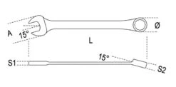 Beta 142/SC9i 9 Piece Metric Reversible Ratcheting Combination Spanner Set 8-19mm -Quality Tool Store 142 2 quote