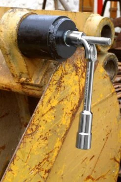 Facom 75.10 Angled L- Shaped Open-Socket Wrench - 10mm. -Quality Tool Store 146220921