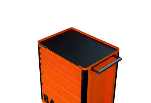 Bahco 1472K6 E72 6 Drawer 26" Mobile Roller Cabinet Orange - Image 4