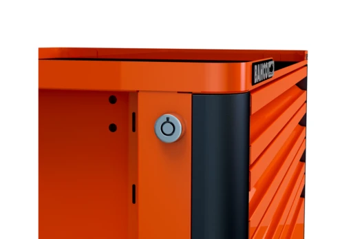 Bahco 1472K6 E72 6 Drawer 26" Mobile Roller Cabinet Orange - Image 3