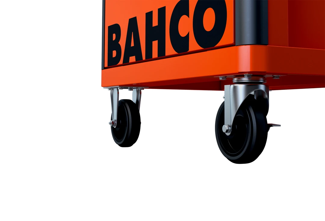 Bahco 1472K7 E72 7 Drawer 26" Mobile Roller Cabinet Orange 4 Bahco 1472K7 E72 7 Drawer 26" Mobile Roller Cabinet Orange - Image 2