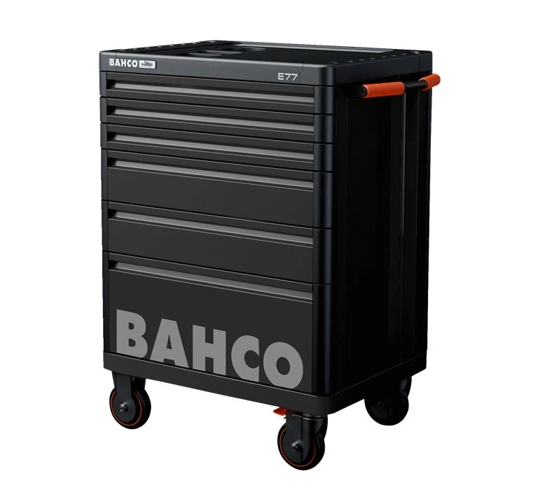 Bahco 1477K6BLACK E77 ‘Premium’ 6 Drawer 26" Mobile Roller Cabinet Black 3 Bahco 1477K6BLACK E77 ‘Premium’ 6 Drawer 26" Mobile Roller Cabinet Black