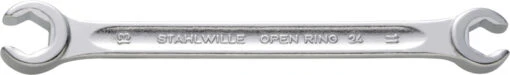 Stahlwille 24 Double Ended Open Angled Ring Spanner 22 X 24mm