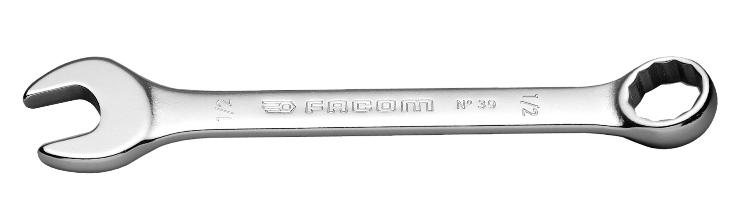Facom 39 Short Imperial Combination Spanner Wrench 9/16" AF 3 Facom 39 Short Imperial Combination Spanner Wrench 9/16" AF