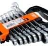 Bahco 41RM/SH8 8 Piece Locking Flexi Head Ratchet Combination Spanner Set 8-19mm -Quality Tool Store 41RM SH8