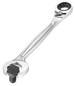 Facom 467BR.JP10 10 Piece 'Fast Ratchet' Ratcheting Combination Spanner Set 8-19mm -Quality Tool Store 467BR.18 ON NUT