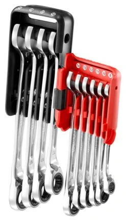 Facom 467BR.JP10 10 Piece 'Fast Ratchet' Ratcheting Combination Spanner Set 8-19mm -Quality Tool Store 467BR.JP10 1