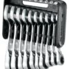 Facom 467BS.JP10 10 Piece Metric Stubby Anti-Slip Ratcheting Spanner Set 7-17mm -Quality Tool Store 467BS.JP10
