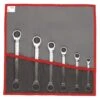 Facom 64.JU6T 6 Pce. AF Extra Low Profile Ratchet Spanner Set 1/4" - 15 / 16" AF -Quality Tool Store 64.JE6T PF01 1