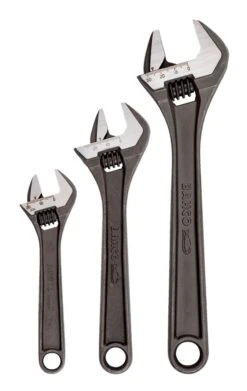 Bahco ADJUST3 3 Piece Adjustable Wrench Spanners Set (6" 8070, 8" 8071 &amp; 10" 8072)