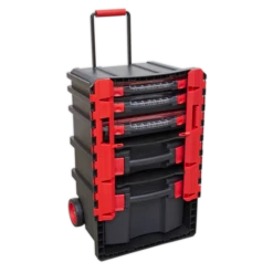 Sealey Tools AP860 Professional Tool Box Trolley With 5 Tool Storage Cases - Stack -Quality Tool Store AP860 DFC87844
