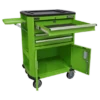 Sealey Tools AP980MTHV Tool Trolley With 4 Drawers, 2 Door Cupboard &amp; Shelf -Quality Tool Store AP980MTHV OPEN DFC0110884