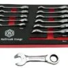 Britool Hallmark BHSRWSET12 12 Piece Stubby Ratchet Combination Spanner Set In Foam Tray -Quality Tool Store BHSRWSET12