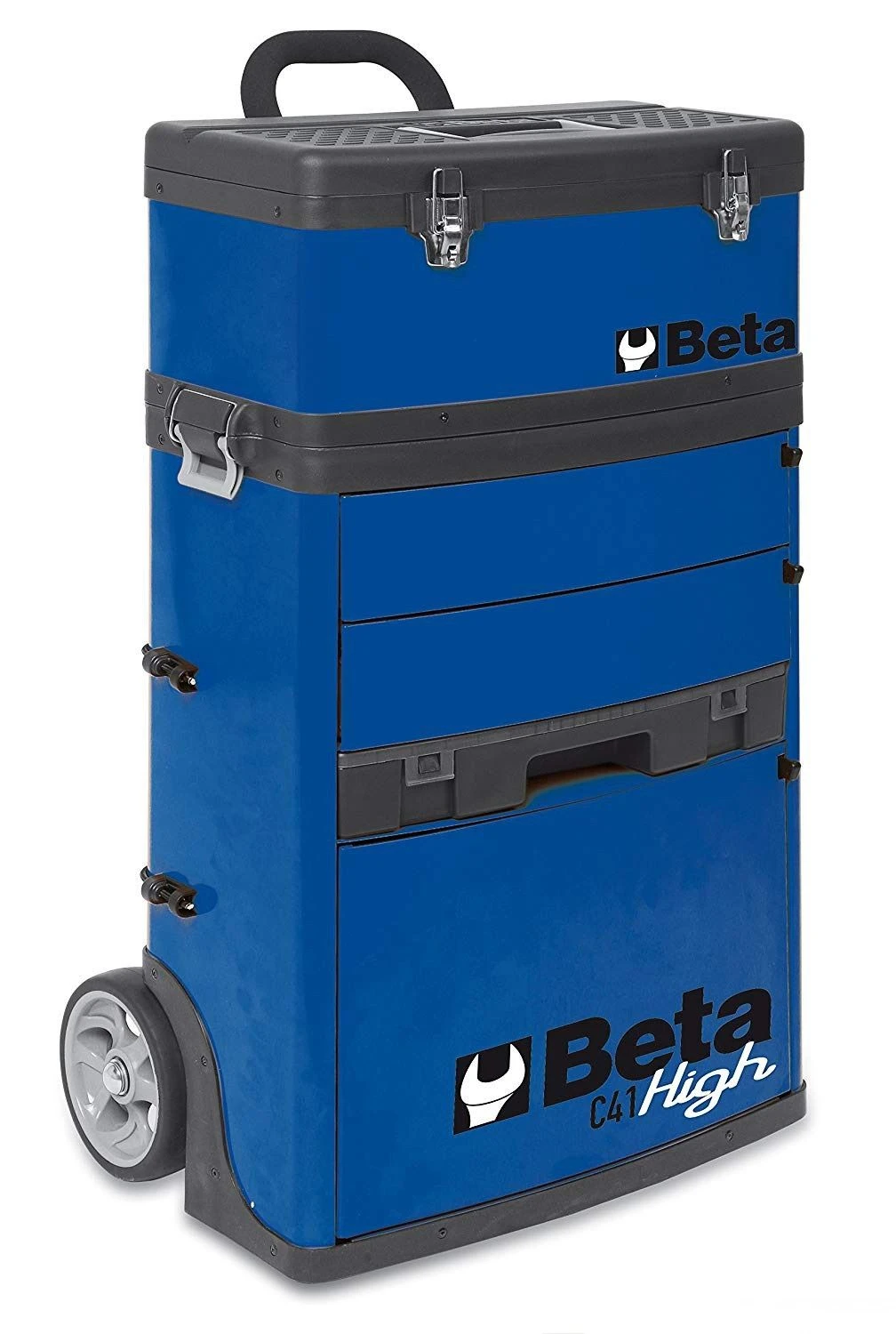Beta C41H Two - Module Tool Trolley Cabinet - Blue 3 Beta C41H Two - Module Tool Trolley Cabinet - Blue