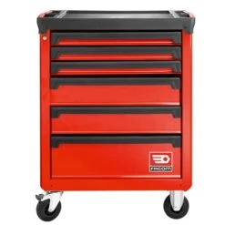 Facom ROLL.6M3A 6 Drawer Mobile Roller Cabinet - Red -Quality Tool Store ROLL.6M3A 2