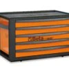 Beta RSC23T 5 Drawer Portable Tool Chest / Top Box - Fluorescent Orange -Quality Tool Store RSC23ST FO scaled 1