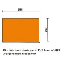 Beta RSC24/8 8 Drawer Mobile Roller Cabinet Orange With Grey Sides -Quality Tool Store RSC24 6 drawer 1 2