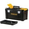Stanley STST1-75521 Essential 19" Toolbox With Organiser Top, Metal Latches. Tool Box -Quality Tool Store STST1 75521toteout