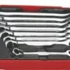 Teng TT6508RAF AF Ratcheting Combination Spanner Set In Tool Box Tray -Quality Tool Store TT6508RAF