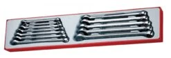 Teng TTXLMP12 12 Piece Metric Extra Long Combination Spanner Wrench Set 8-19mm