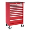 Britool E010233B 11 Drawer Roller Cabinet Tool Box - Roll Cab - Red -Quality Tool Store e010233b