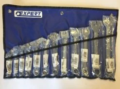 Expert By Facom E110327 12 Piece Metric Combination Spanner Set Supplied In Tool Roll 7-24mm -Quality Tool Store e110327 1